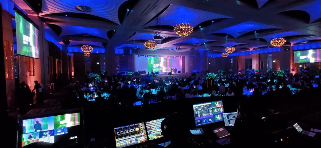 LED Screen AV lighting audio show calling video Crown