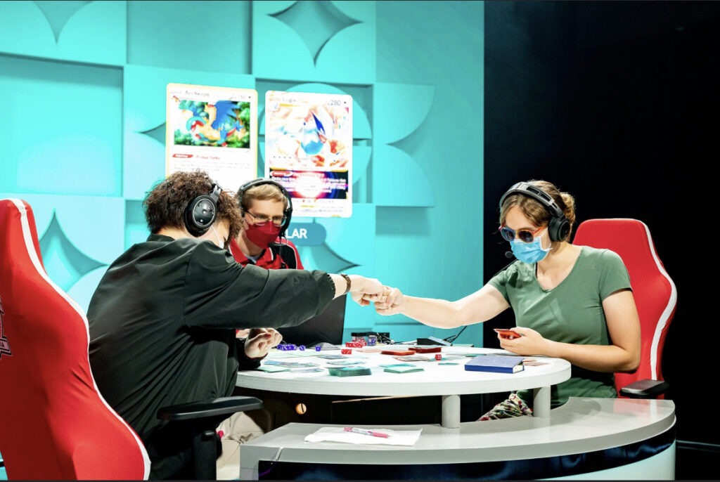 ESports Pokemon AV LED Screen lighting broadcast cameras streaming twitch