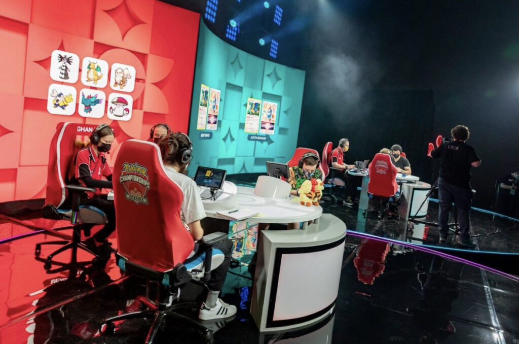 ESports Pokemon AV LED Screen lighting broadcast cameras streaming twitch