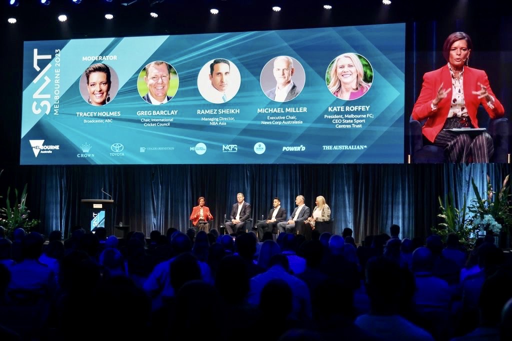 Sportnxt conference AV LED Screen lighting audio show calling producing Melbourne