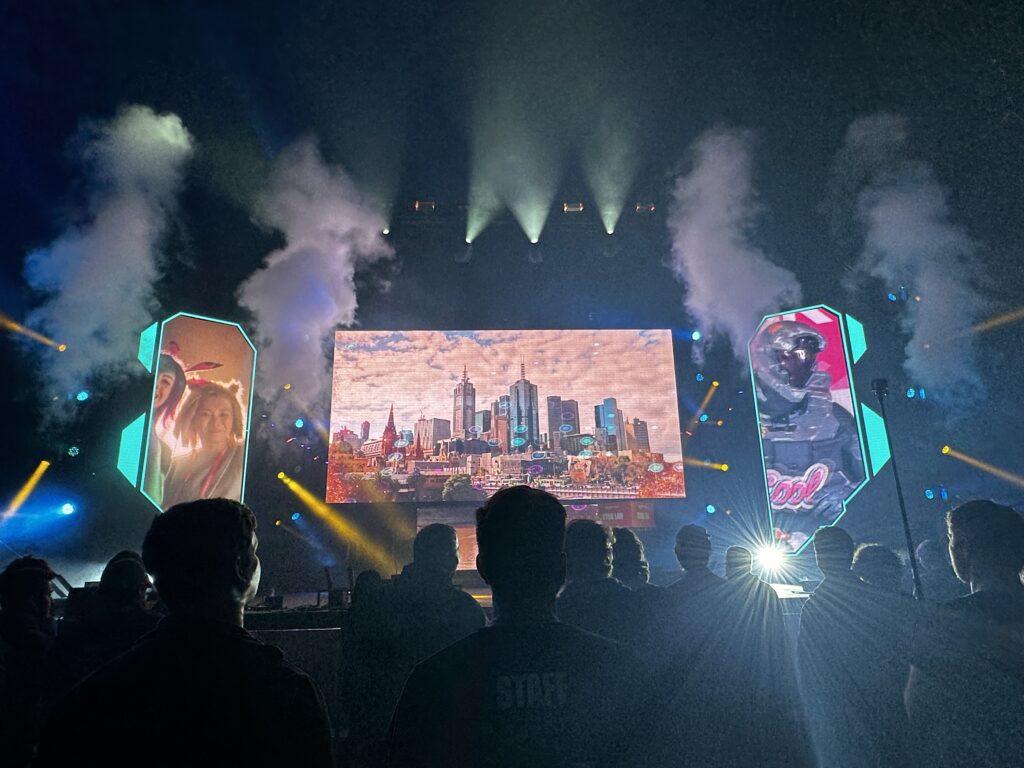 Dreamhack Festival Melbourne 2023 AV Project Managers LED Screen AV Melbourne E-Sports ESL EFG League Of Legends Counterstrike