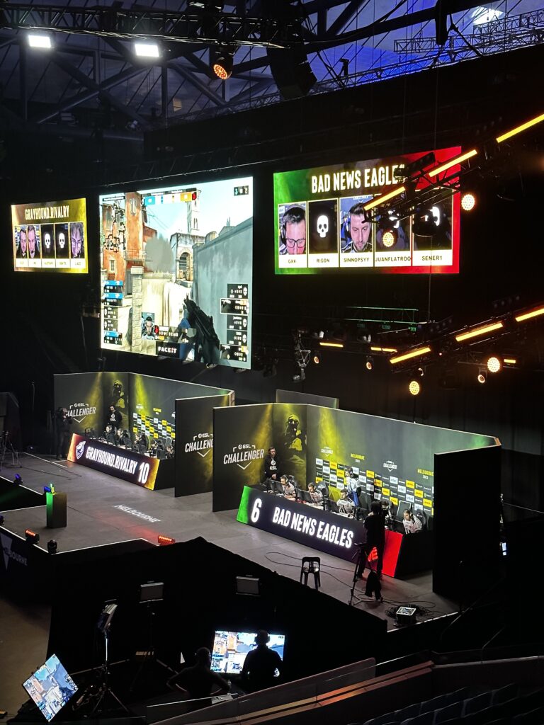 Dreamhack Festival Melbourne 2023 AV Project Managers LED Screen AV Melbourne E-Sports ESL EFG League Of Legends Counterstrike