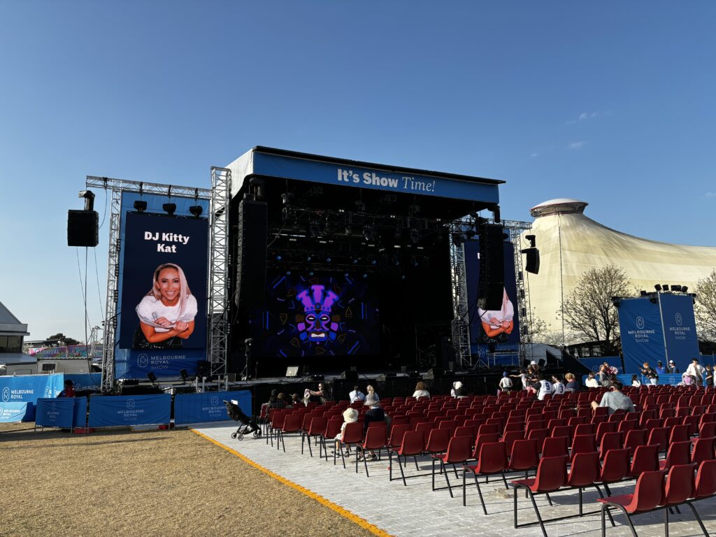 LED Screen Melbourne Royal Show AV Cameras Media Servers