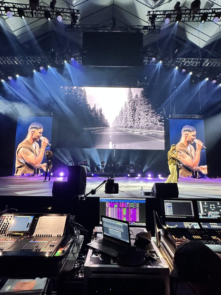 AV LED Screen MCA Audio Lighting WOOHAH Conference Chemist Warehouse Cameras Media Server Barco E2 Camera Direction