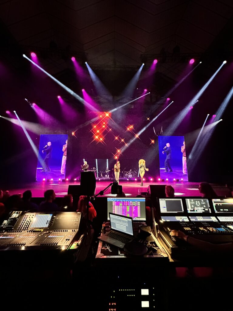 AV LED Screen MCA Audio Lighting WOOHAH Conference Chemist Warehouse Cameras Media Server Barco E2 Camera Direction