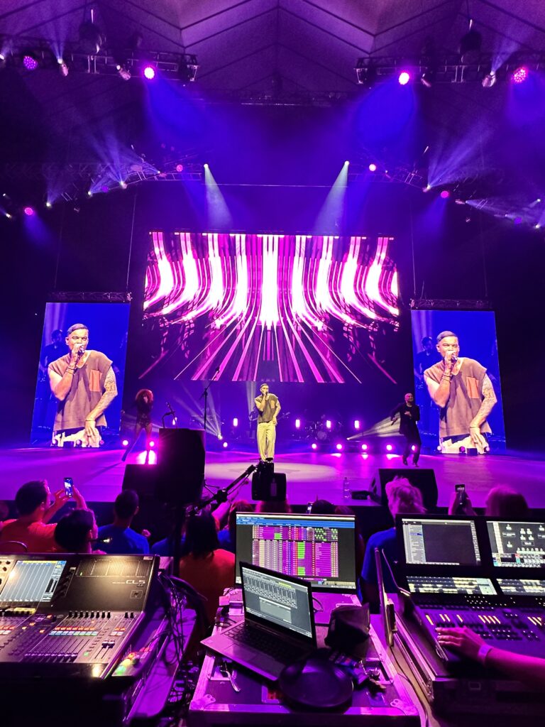 AV LED Screen MCA Audio Lighting WOOHAH Conference Chemist Warehouse Cameras Media Server Barco E2 Camera Direction