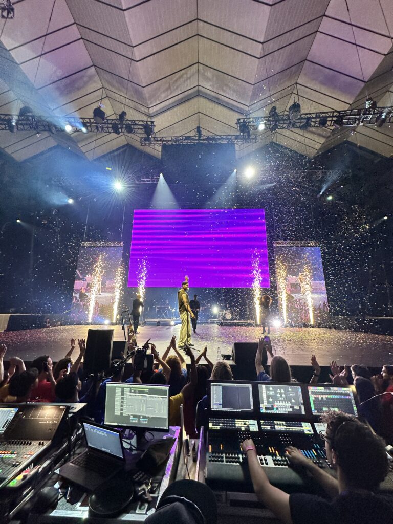 AV LED Screen MCA Audio Lighting WOOHAH Conference Chemist Warehouse Cameras Media Server Barco E2 Camera Direction