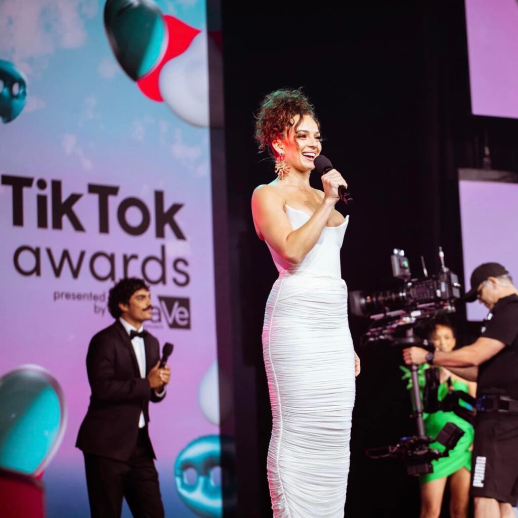 AV LED Screen TikTok Awards Audio Lighting WOOHAH Technical Direction Cameras Media Server Barco E2