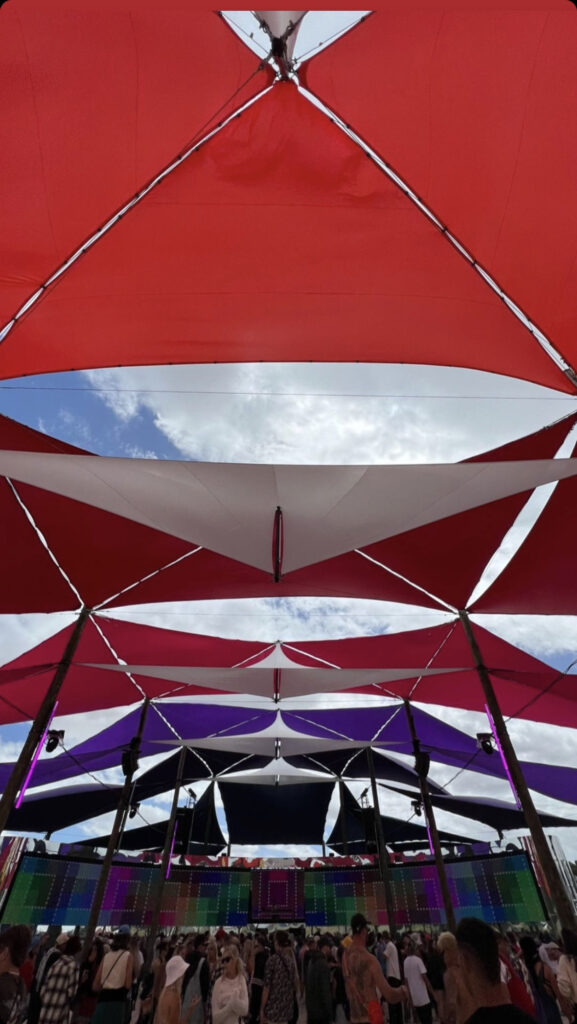 LED Screen AV Camera Chains Festival Dance Tent Melbourne