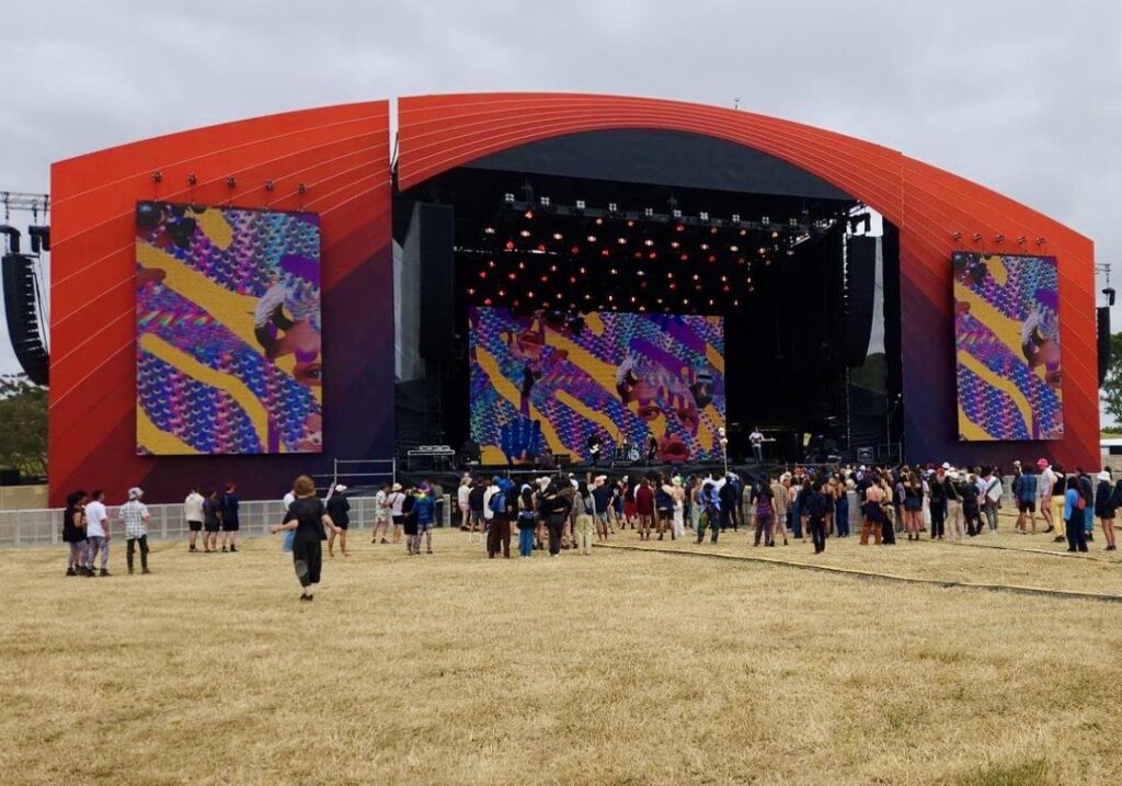 LED Screen AV Camera Chains Festival Dance Tent Melbourne