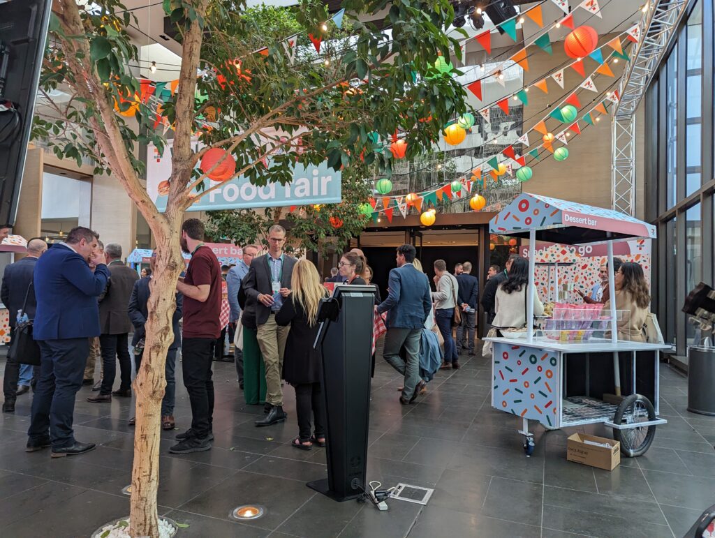 AV Conference 7Eleven WOOHAH LED Screen Lighting Sounds Projection