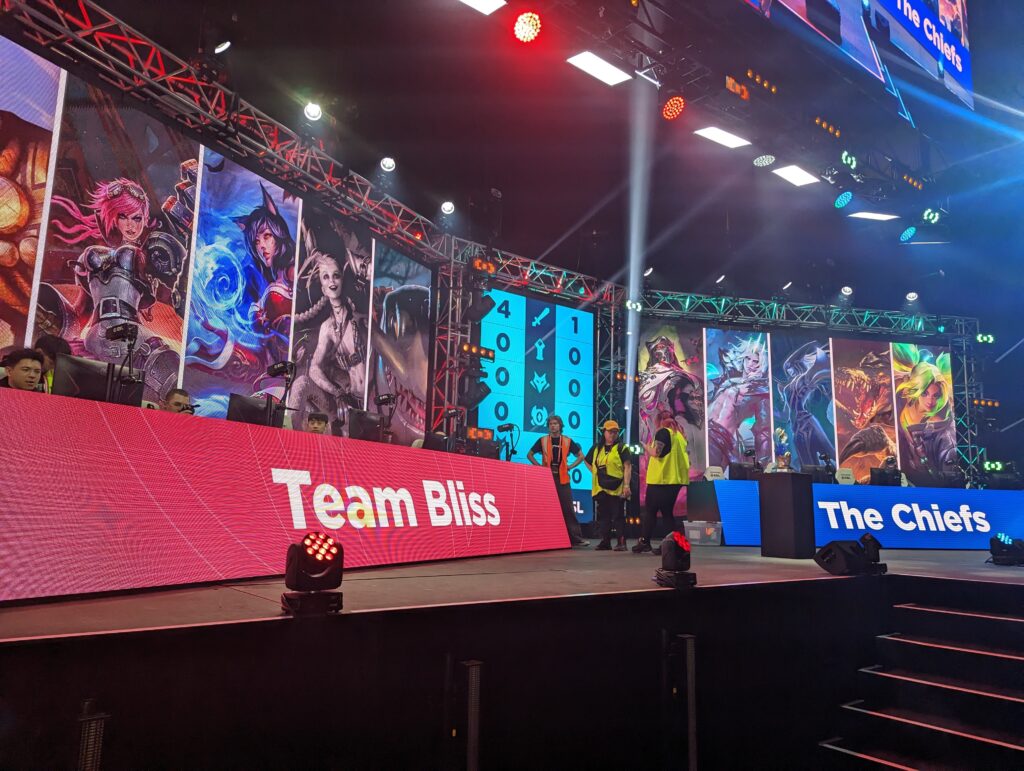 Dreamhack Festival Melbourne 2023 AV Project Managers LED Screen AV Melbourne E-Sports ESL EFG League Of Legends Counterstrike