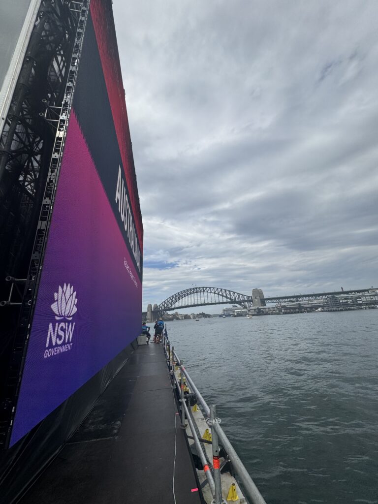 Australia Day Live 2024 WOOHAH LED Screens AV Sydney Broadcast