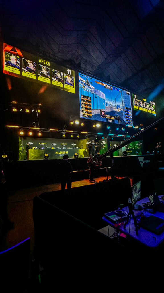 AV LED Screen Media Servers WOOHAH ESL E-Sports Dreamhack Melbourne