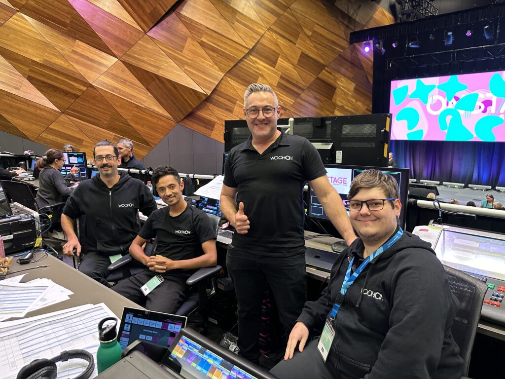 AV Crew MCEC Plenary LED Screen AV Projection Media Server