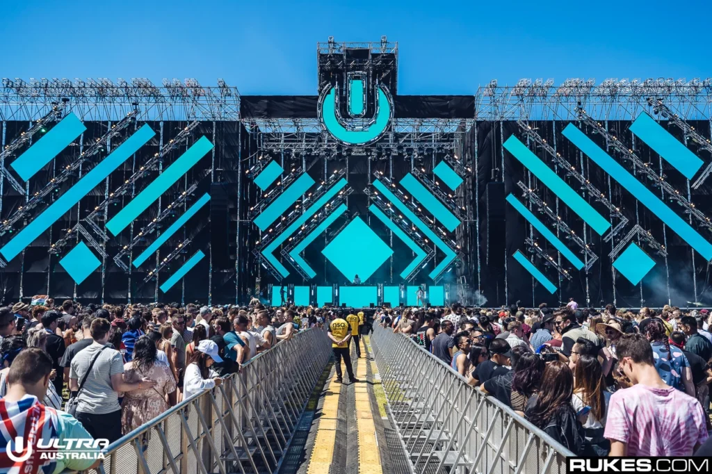 LED screen woohah sydney melbourne AV Ultra Music Festival